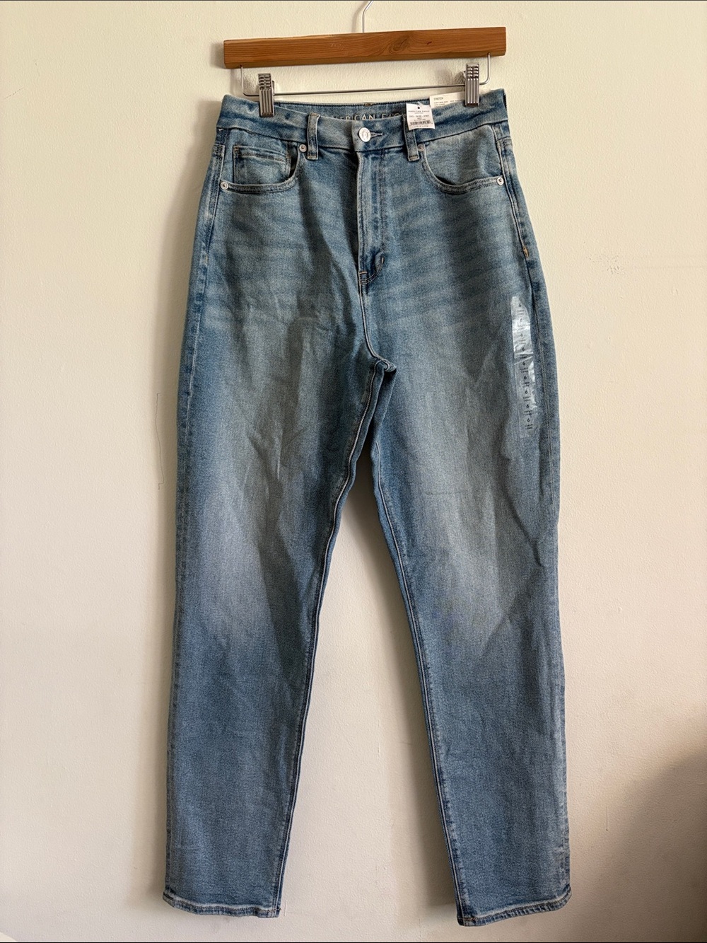 American Eagle Curvy Mom Jean Stretch 6 Long High Rise 28W